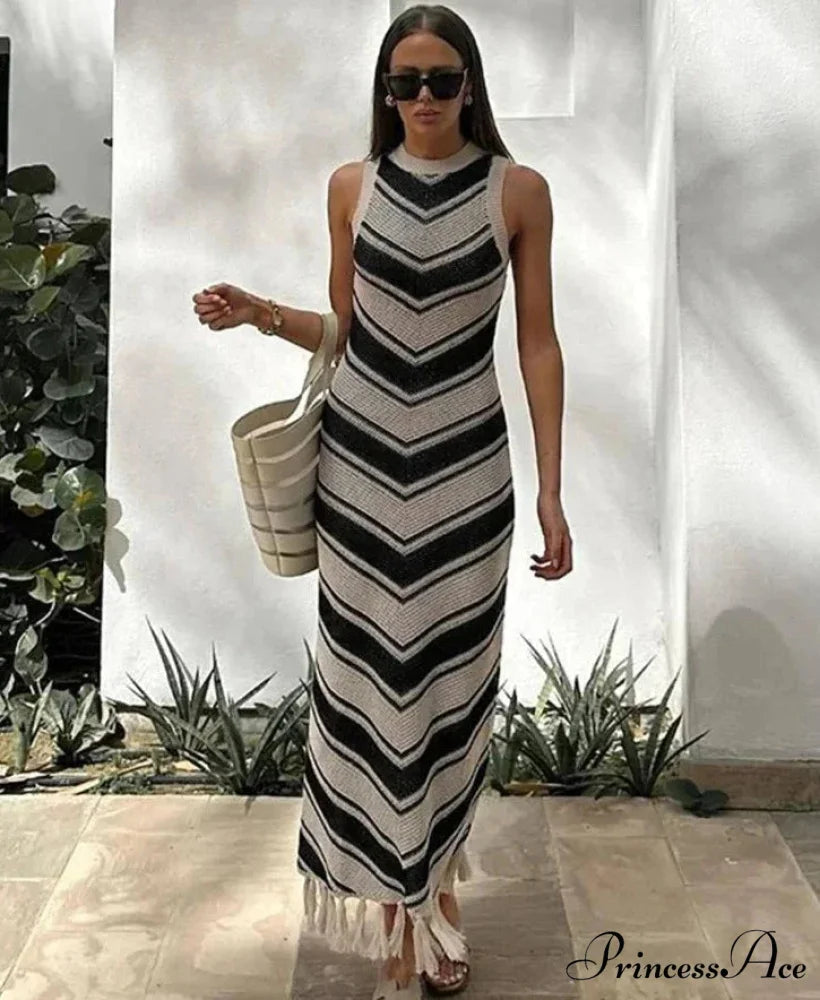 EVE KNITTED Stylish MAXI DRESS