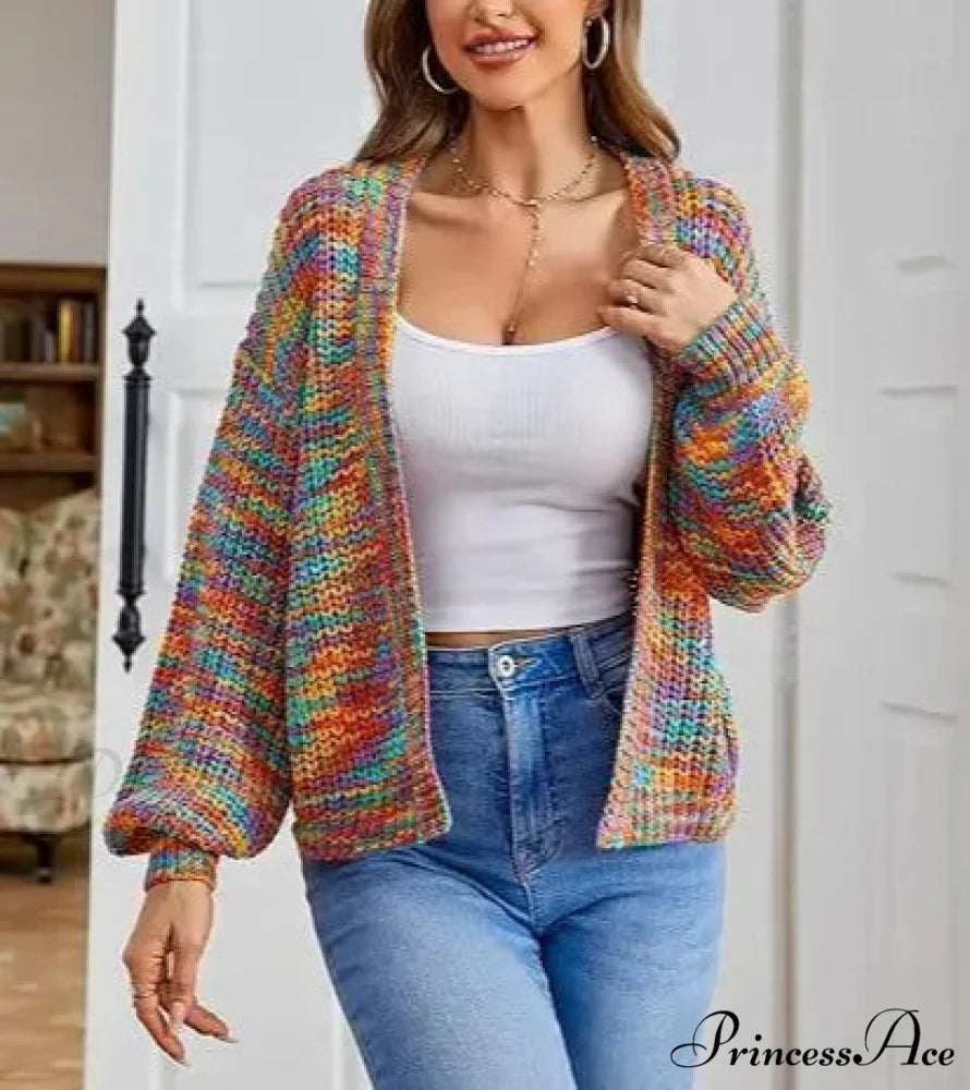 Excitement Cutting Inactive Breeze Knit Cardigan cardiagn-250126