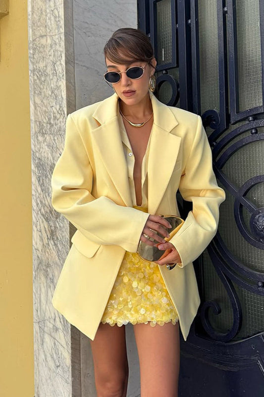 Simple Elegant Loose Blazer