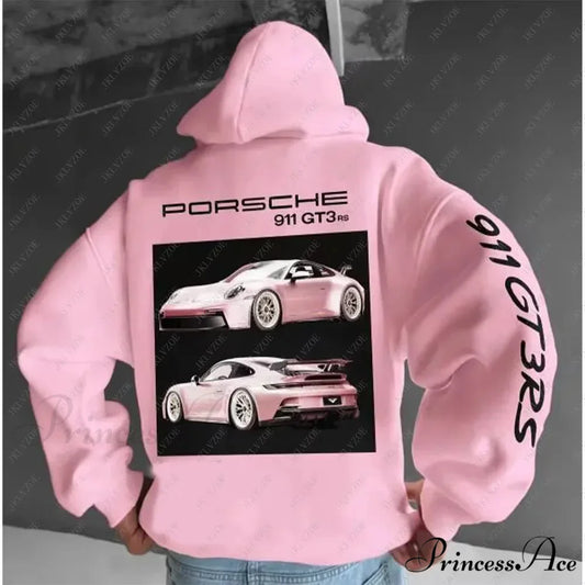 F1 Racing Large Hoodie pink / S hoodies-241228