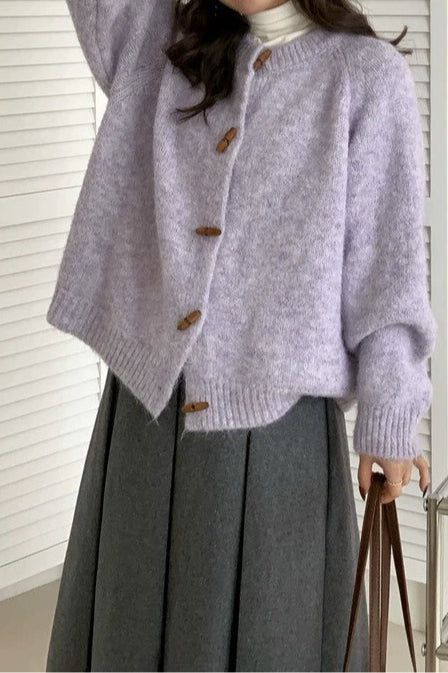 Relaxed Toggle Cardigan