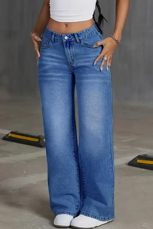 Slim Fit Washed Jean