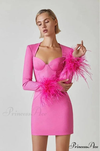 FAINA MINI Stylish DRESS PINK