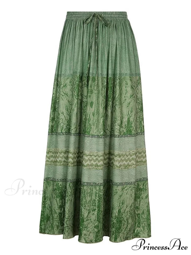 Fairy Tiered Graceful Maxi Skirt