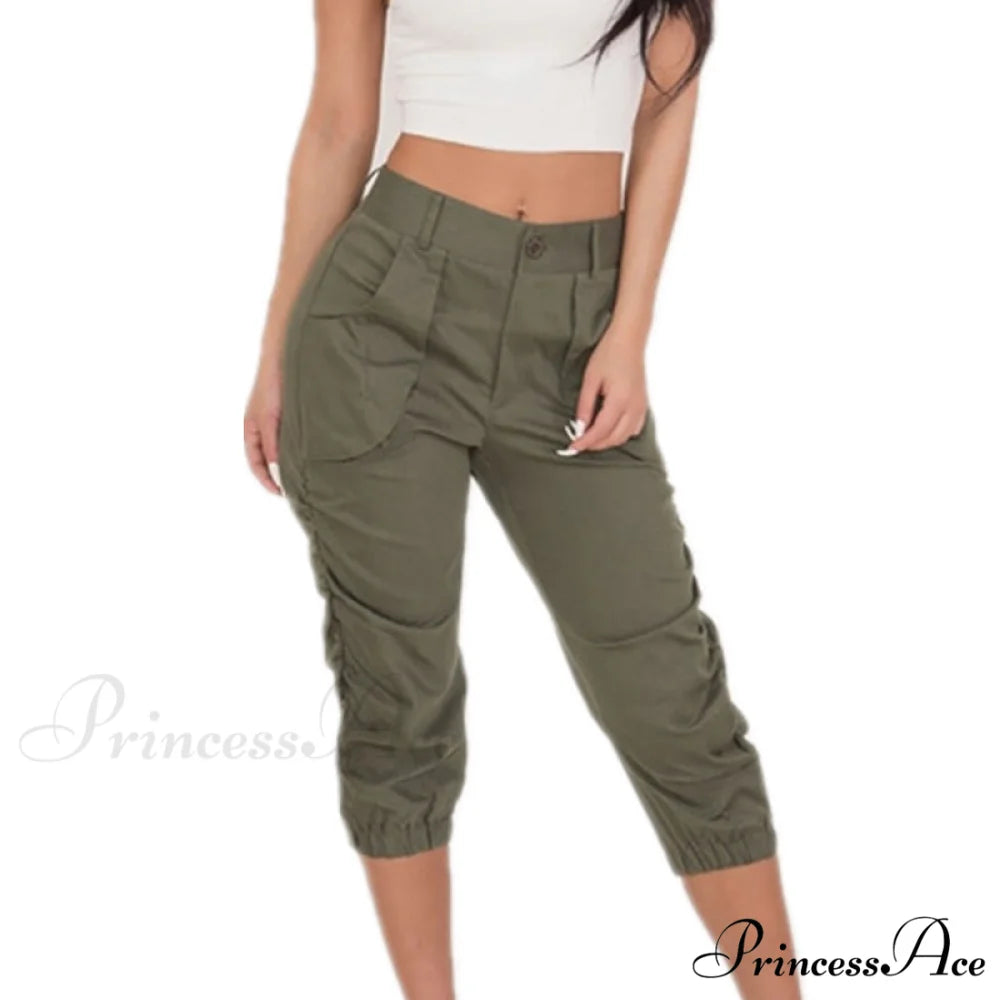 Fashion Casual Jogger Capris Pants
