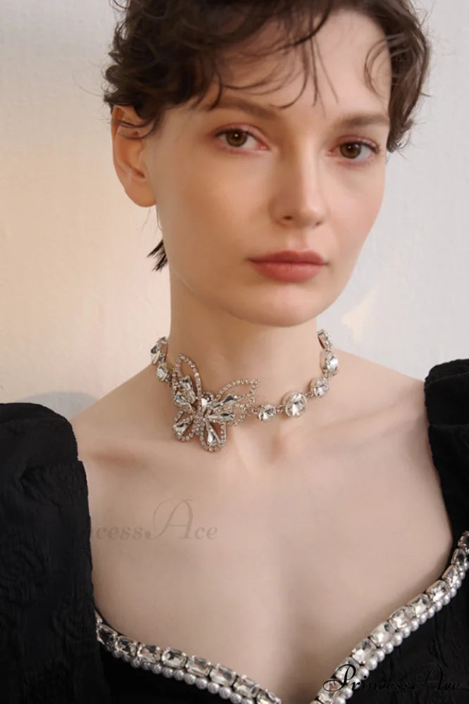 Fashion Charm Stylish Choker Necklace Silver