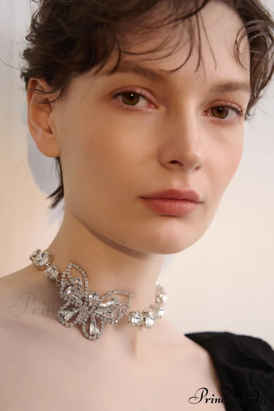 Fashion Charm Stylish Choker Necklace Silver