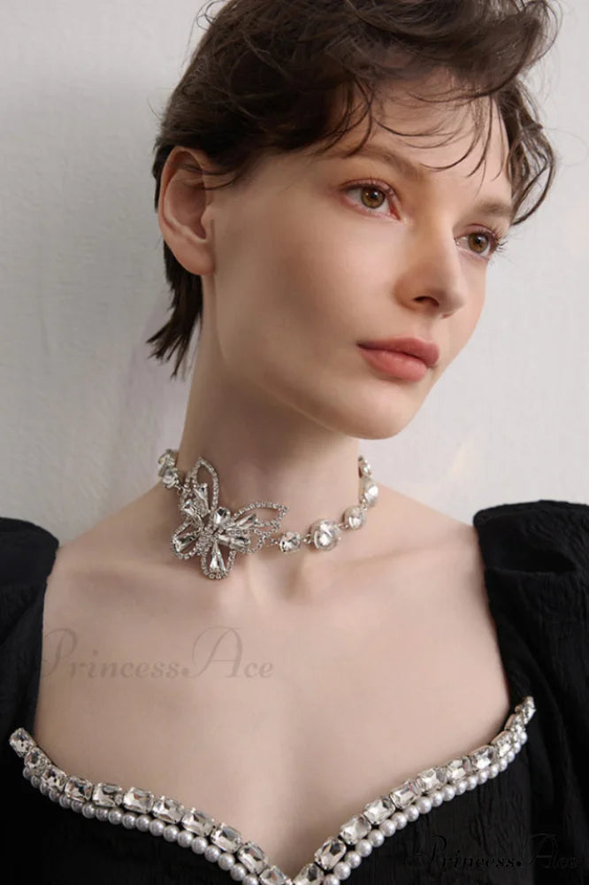 Fashion Charm Stylish Choker Necklace Silver