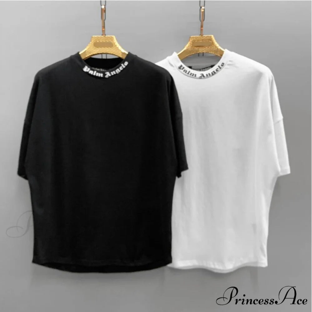 Fashion Cotton Short Sleeve Round Neck T-shirt