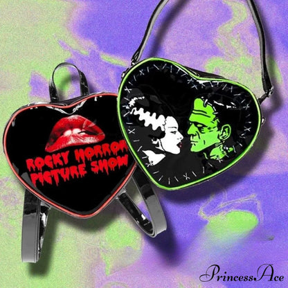 Fashion Gothic Y2k Heart Punk Mini Rock Grunge Crossbody Bag