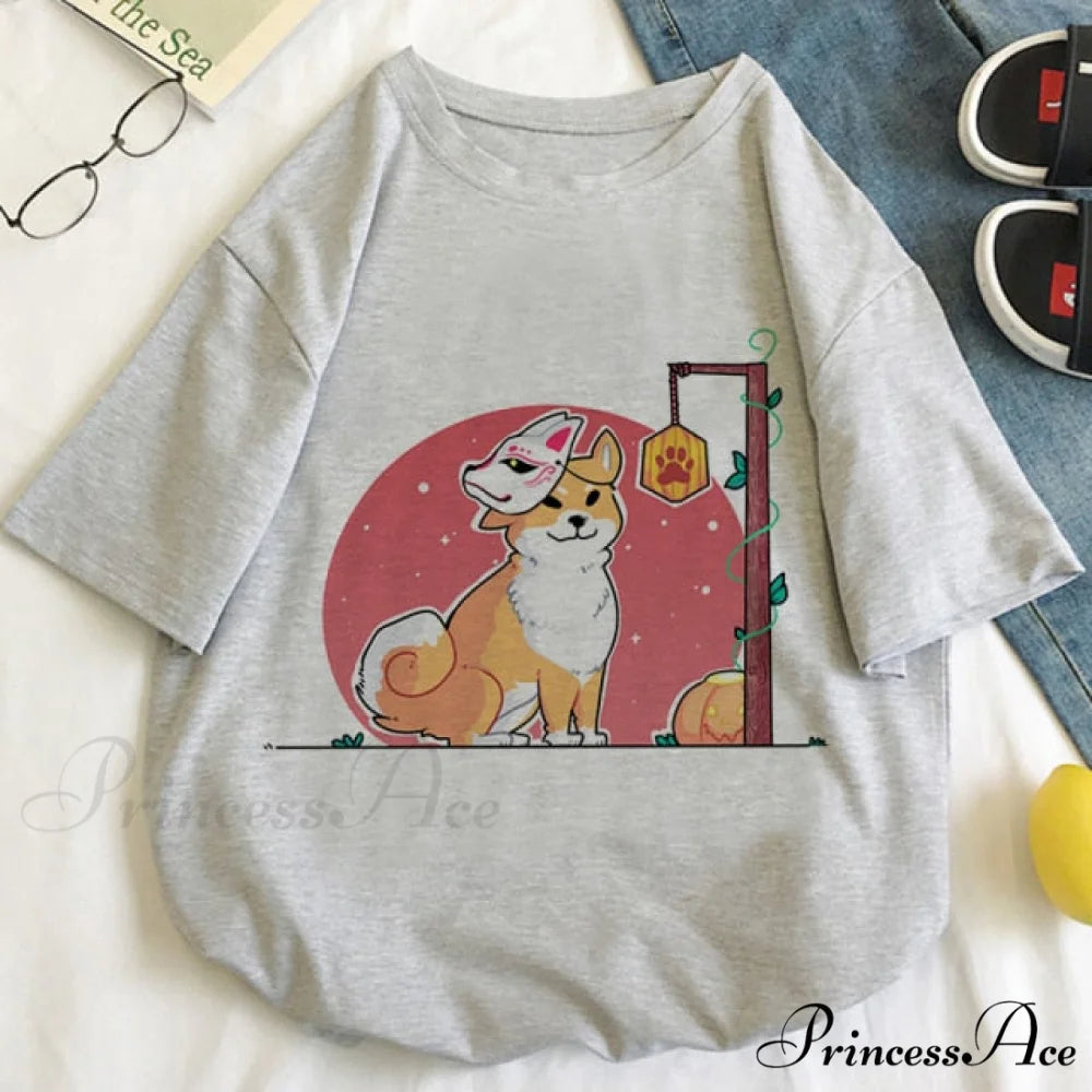 Fashion Korean Aesthetic White T Shirt