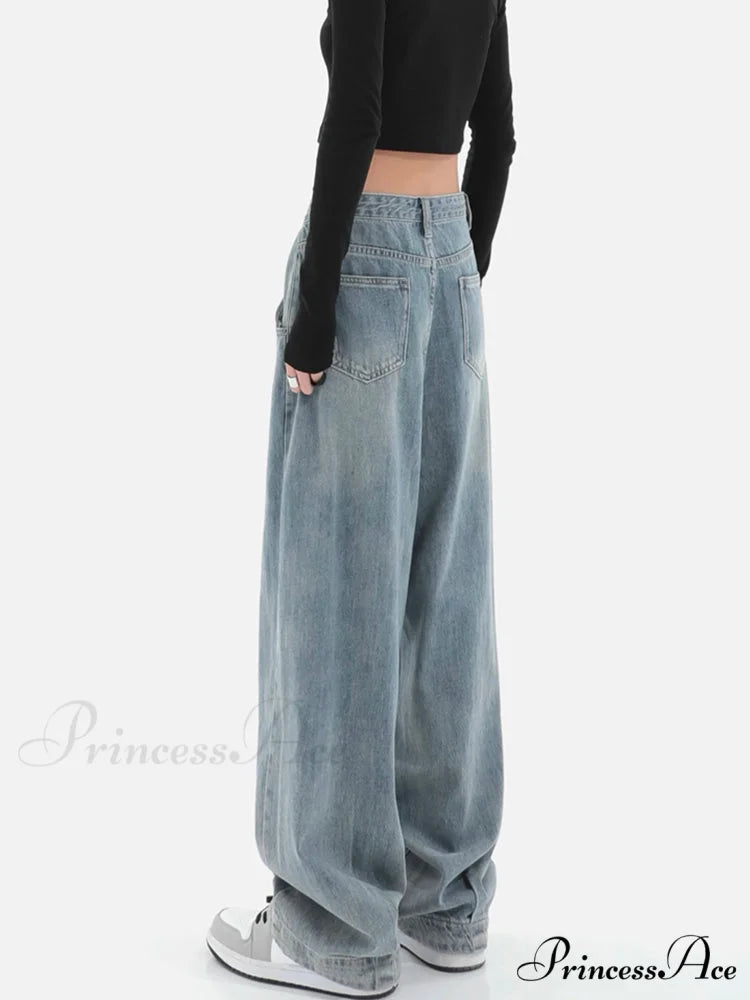 Fashion Loose All-match Wide Jeans