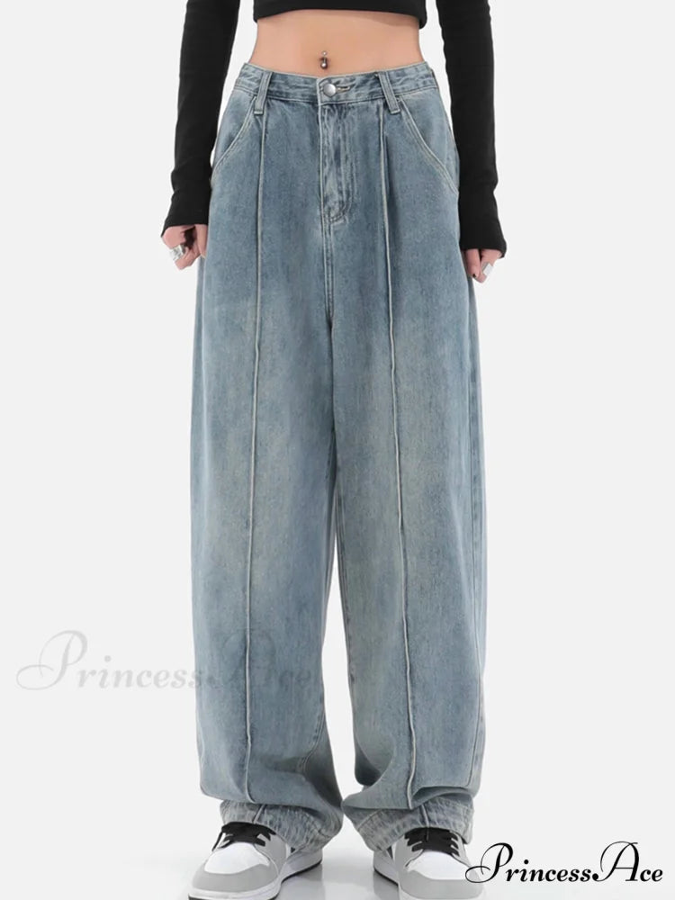 Fashion Loose All-match Wide Jeans