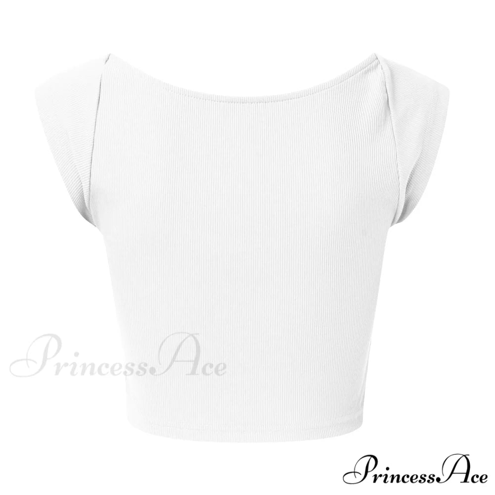 Fashion Slim Square Neck Tank Tops