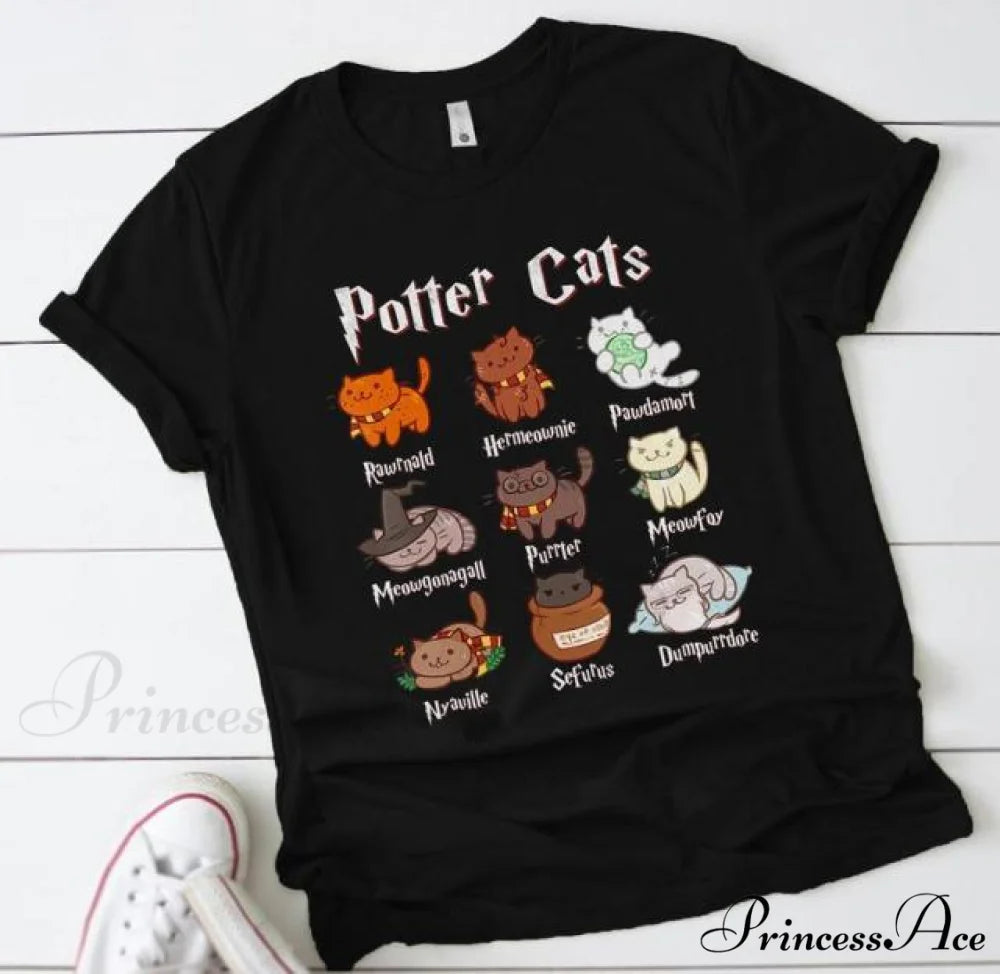 Fashion Unisex Short Sleeve Top black / M