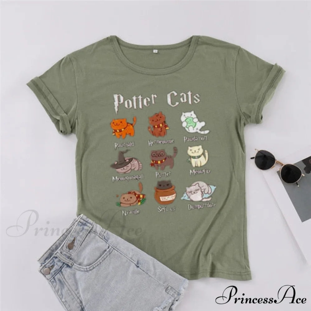 Fashion Unisex Short Sleeve Top green / M