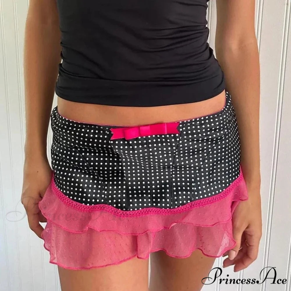 Fast Ruffled Hem Pencil Skirt black / S skirts-250223