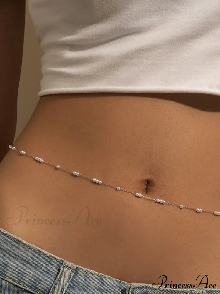 Faux Pearl Graceful Choker Necklace