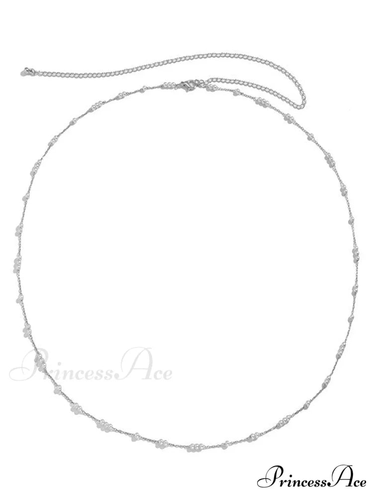 Faux Pearl Graceful Choker Necklace