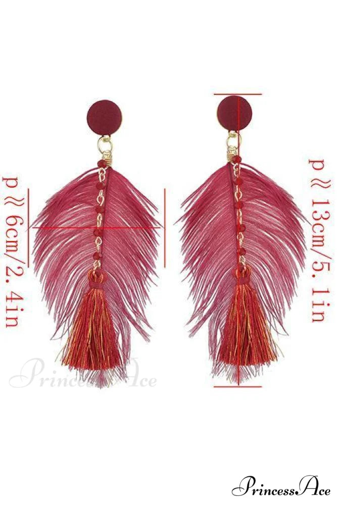 Feather Clear Graceful Square Crossbody Bag