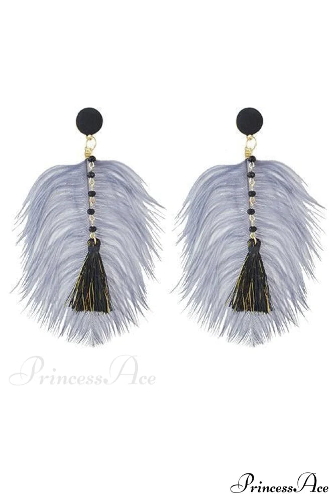 Feather Clear Graceful Square Crossbody Bag