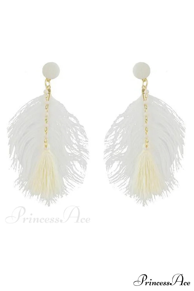 Feather Clear Graceful Square Crossbody Bag