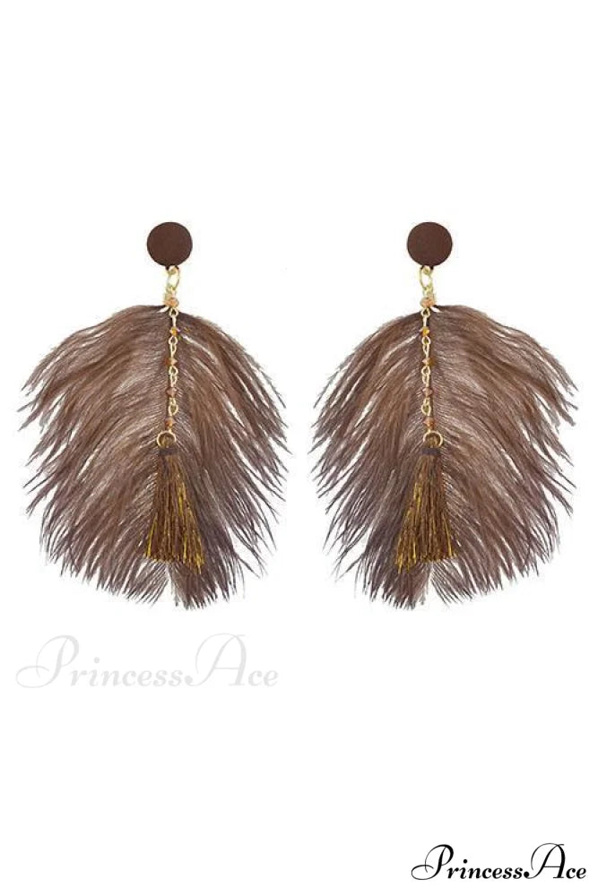 Feather Clear Graceful Square Crossbody Bag