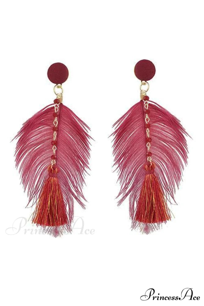 Feather Clear Graceful Square Crossbody Bag