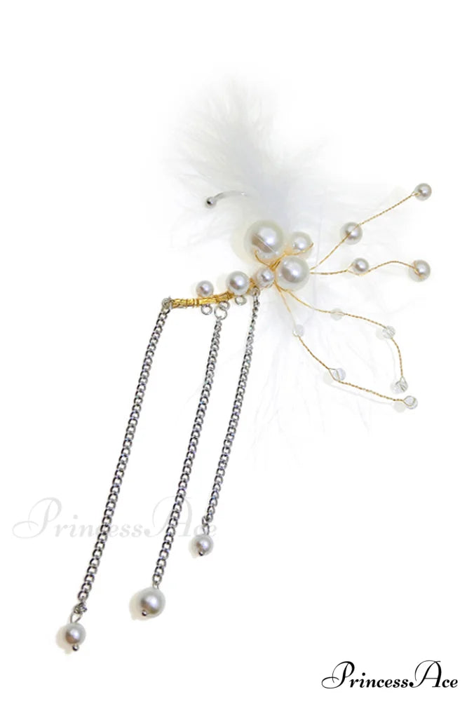 Feather Elegant Tassel Earrings Picture