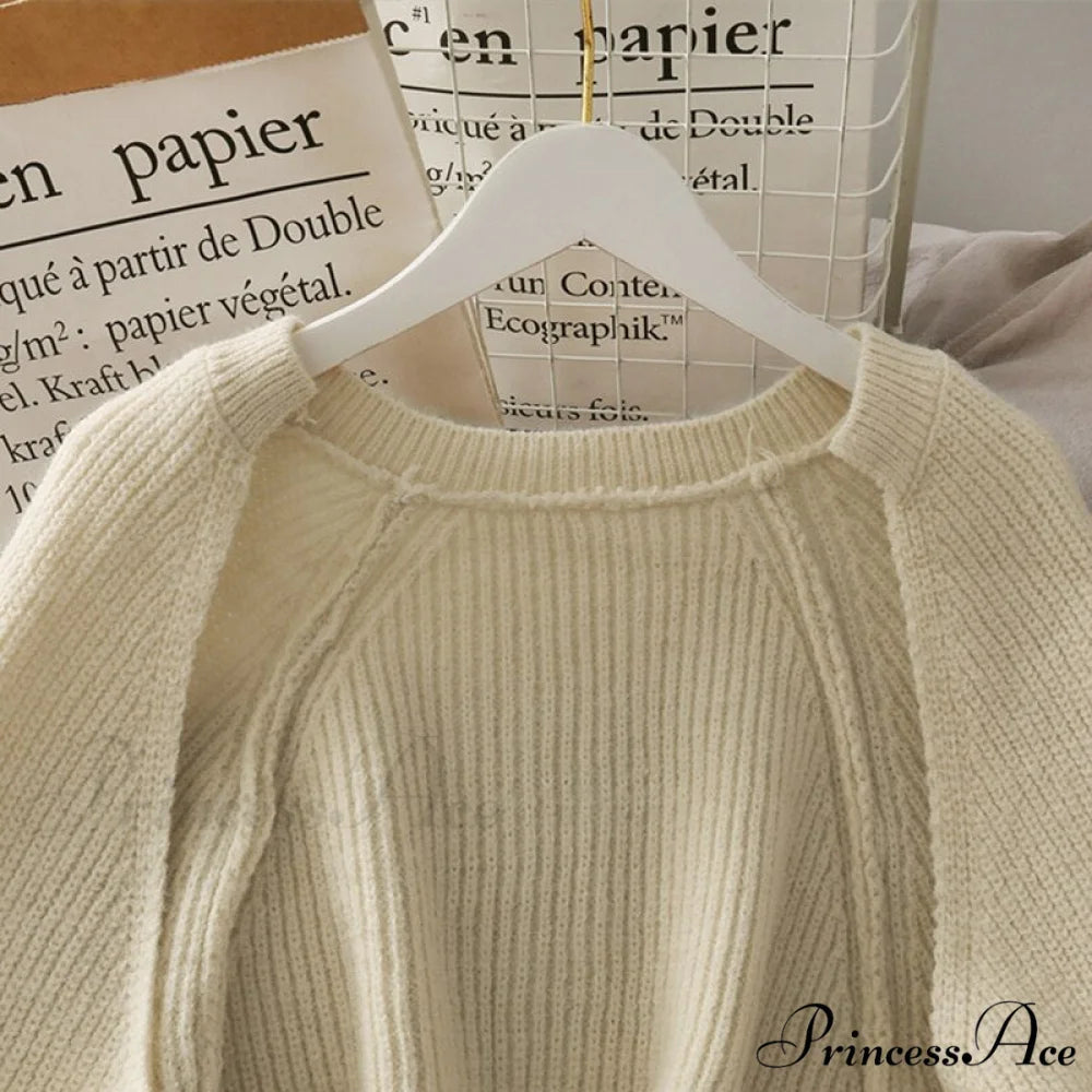 Female Solid Casual Chic Short Knitted Cardigans