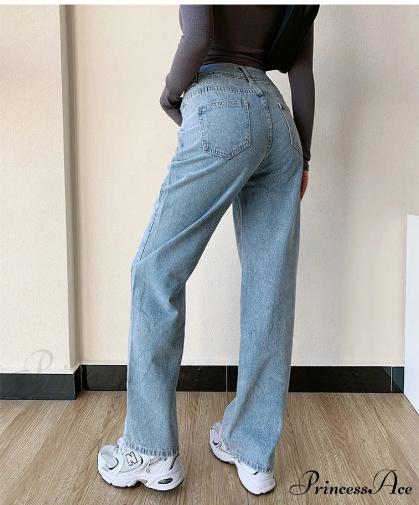 Femmale Black Blue Jeans