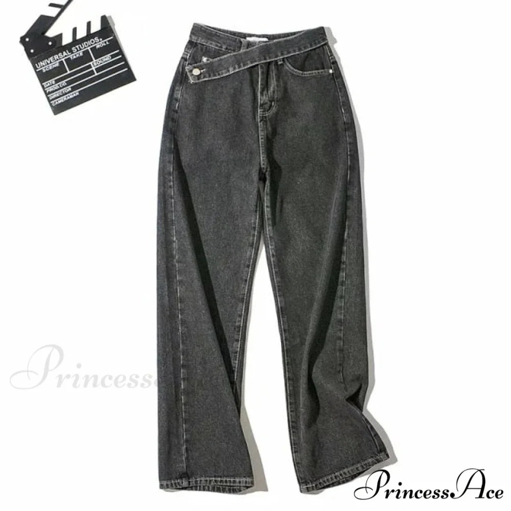 Femmale Black Blue Jeans black / XS