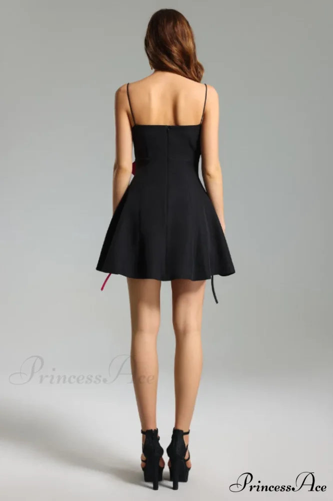 Fern Leaf Stylish Design Mini Dress