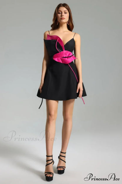 Fern Leaf Stylish Design Mini Dress