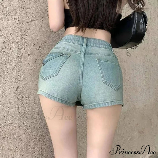 Firm Celebration Azure Denim Skirt skirts-250223