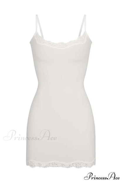 Fits Everybody Lace Charming Trim Slip Dress S / 3#