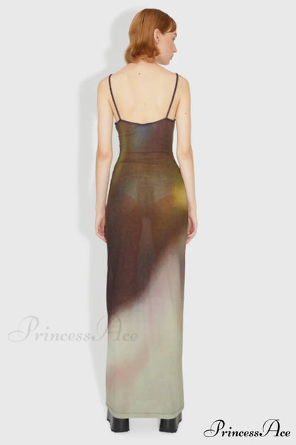 Flandria Digital Stylish Print Flower Dress