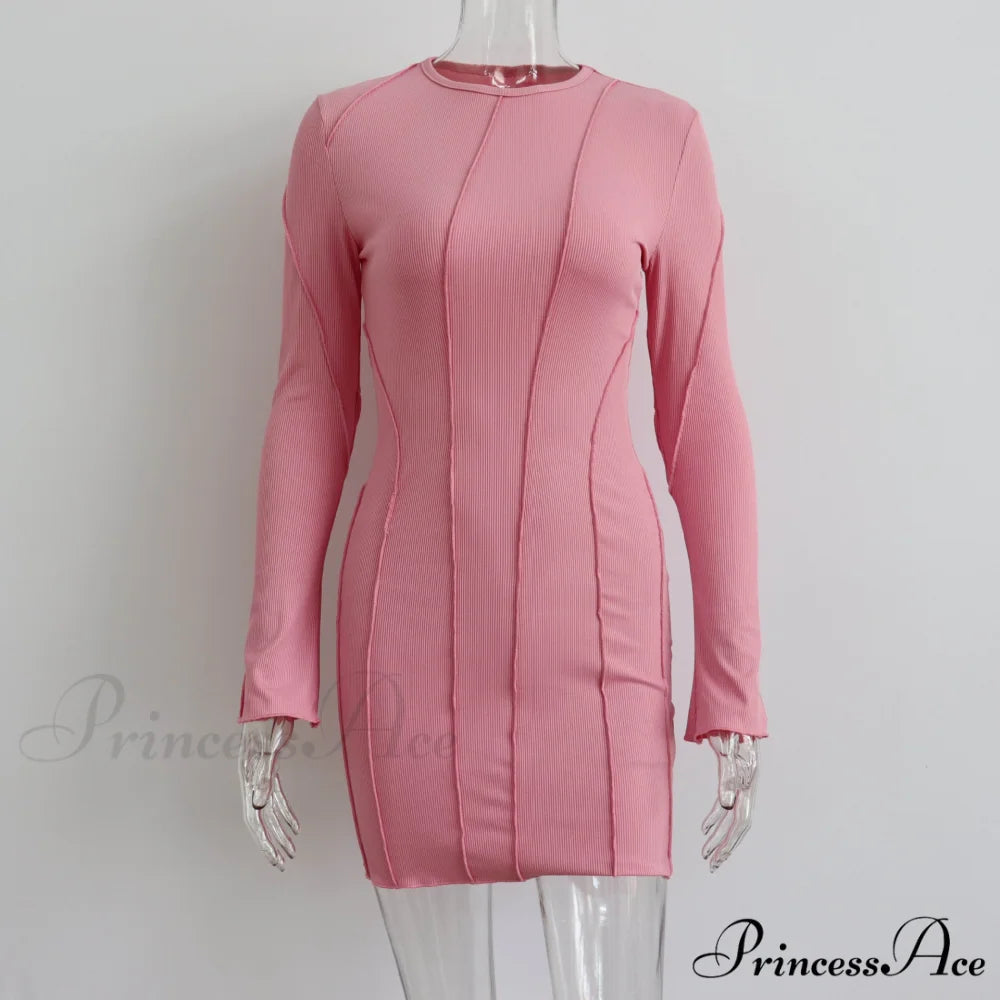 Flared Sleeve Dress M / White