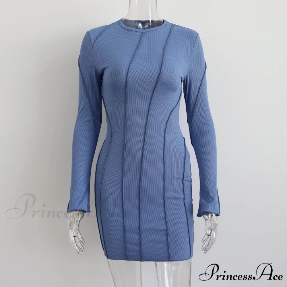 Flared Sleeve Dress S / Pink