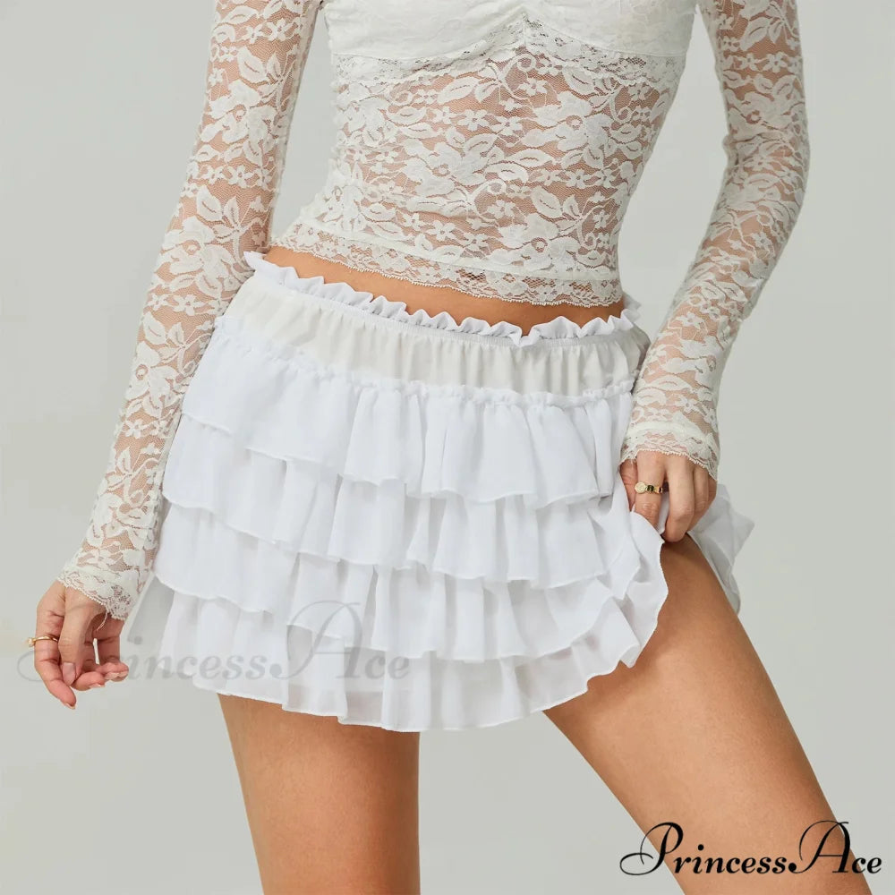 Flexible Stratified Firm Summer Skirt skirts-250223