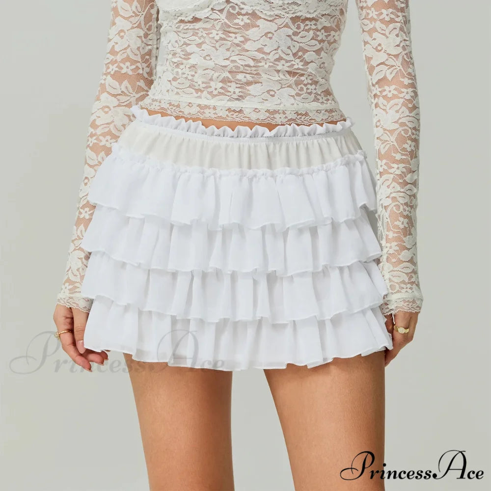 Flexible Stratified Firm Summer Skirt skirts-250223