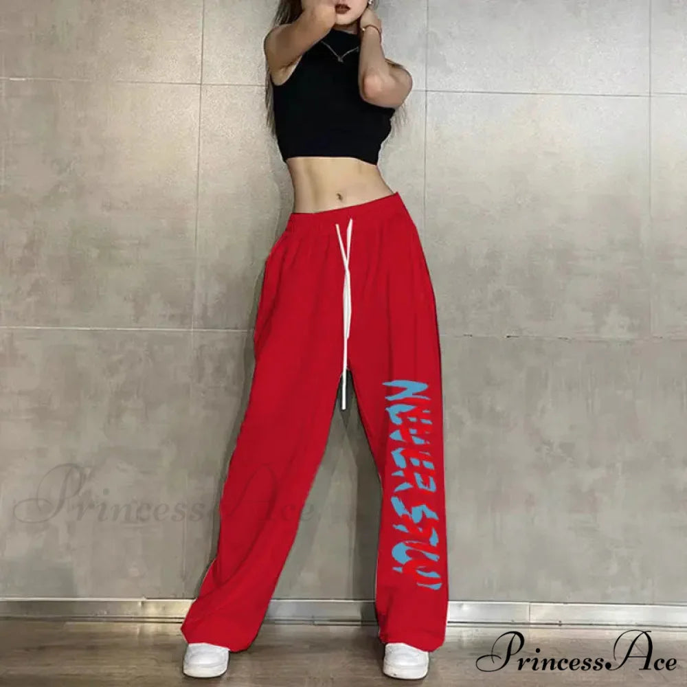 Flexible Waist Informal Running Trousers 1 Claret / S (40-50KG) pants-241228