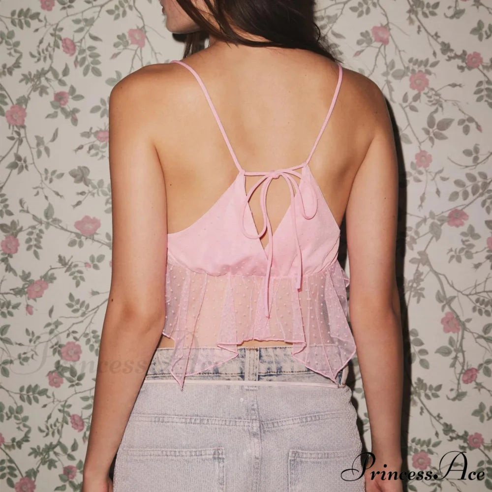 Floral Circles Patchwork Cropped Blouse croptop-250223