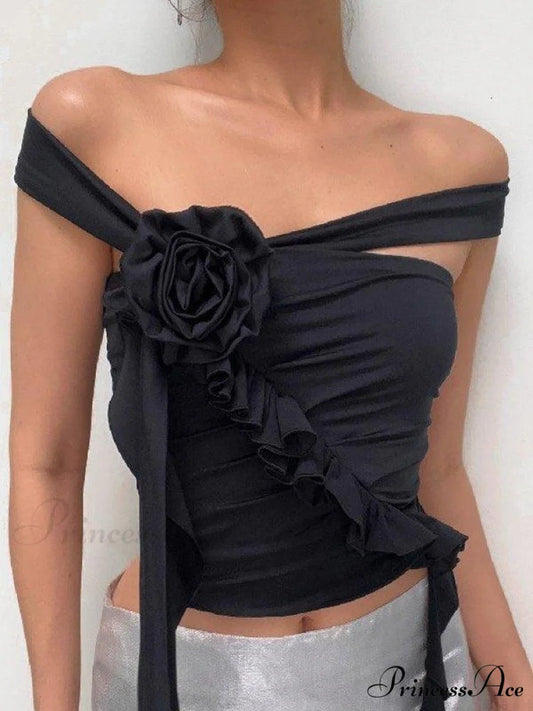 Floral Cut Embroidery Garter Thong Classic Lace Underwire Bralette Set - Red Black / S