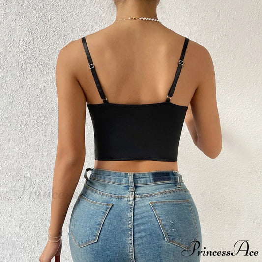 Floral Embellished Graceful Strap Mini Dress M / Black