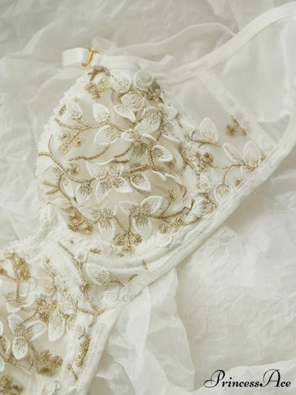 Floral Mesh Lace Trendy Crop Corset Top