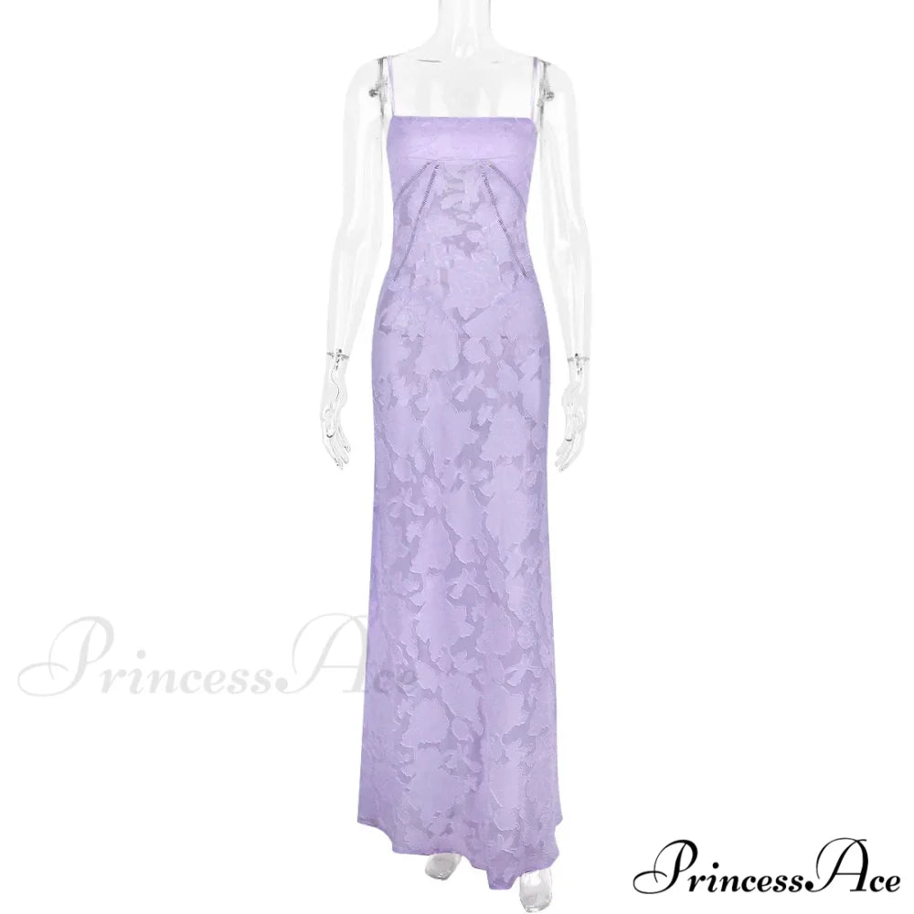 Floral Print Stylish Sheer Maxi Dress