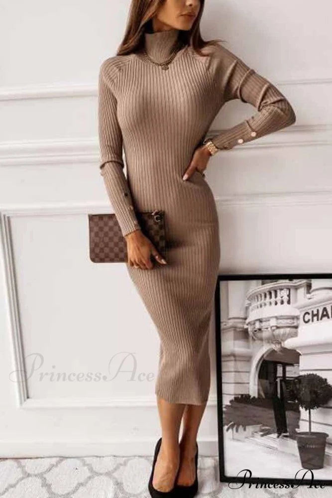 Florcoo Casual Sexy Long Modern Sleeve Mini Dress(4 Colors)