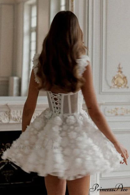 Florence 3D Floral Trendy Applique Mini Dress