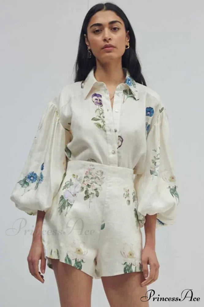 Florence Elegant Set S / White Floral